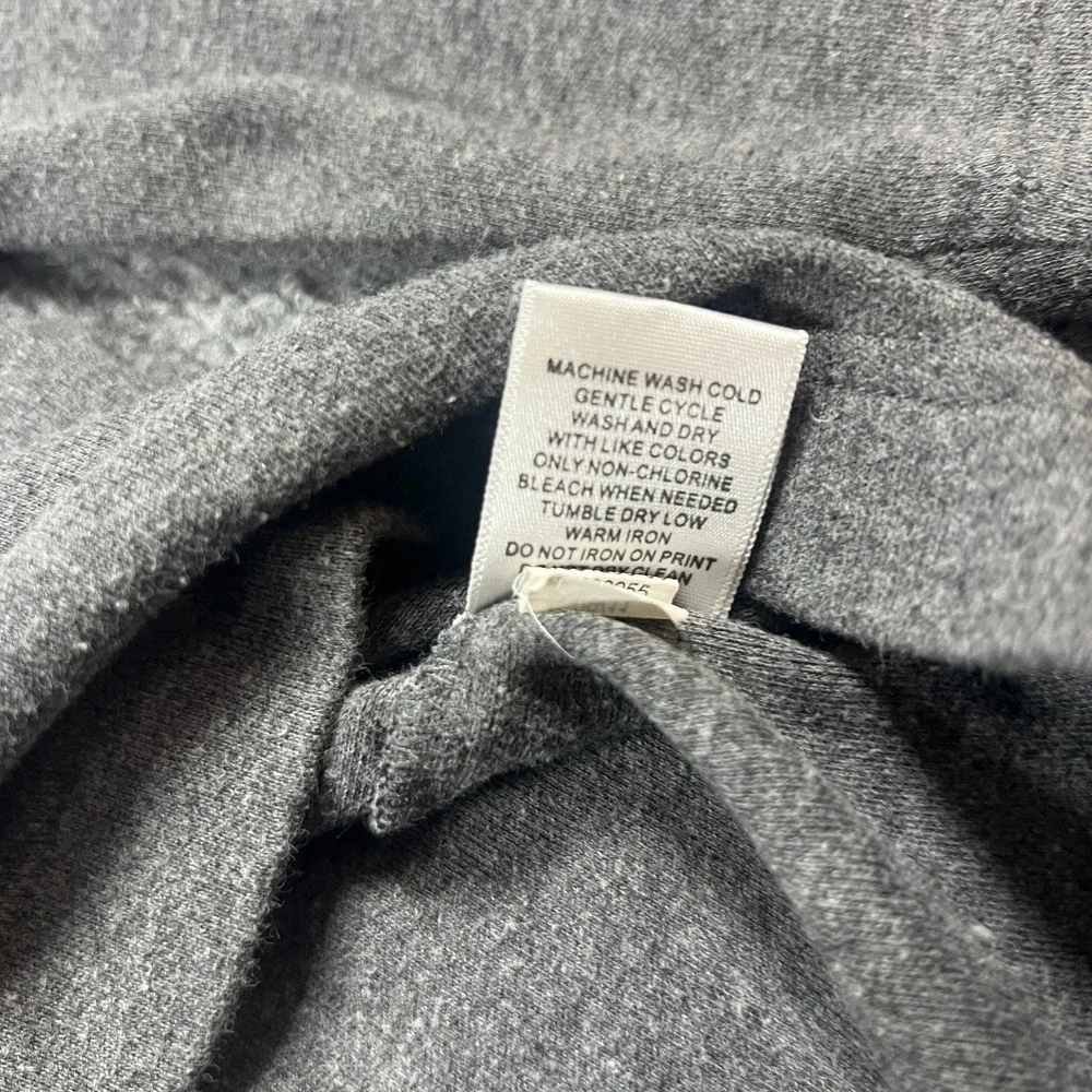 Banana‎ Republic Sweater Mens Extra Large Heathered Gray Cotton Knit Quarter Zip
